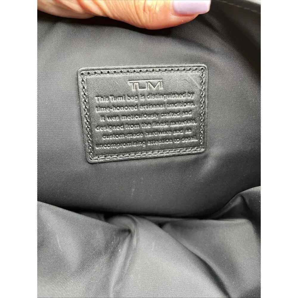 Tumi Laredo Dillon Backpack Vintage Discontinued Black Luxury Nappa Leather RARE